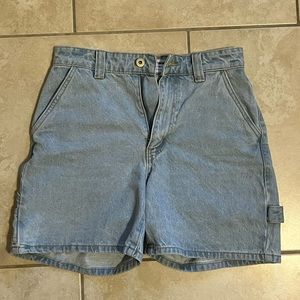 Cotton on light wash carpenter shorts
